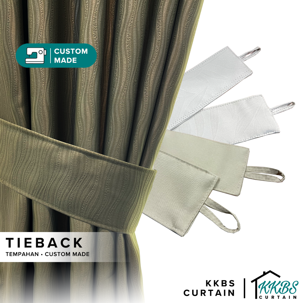 Curtain Tieback Custom Made