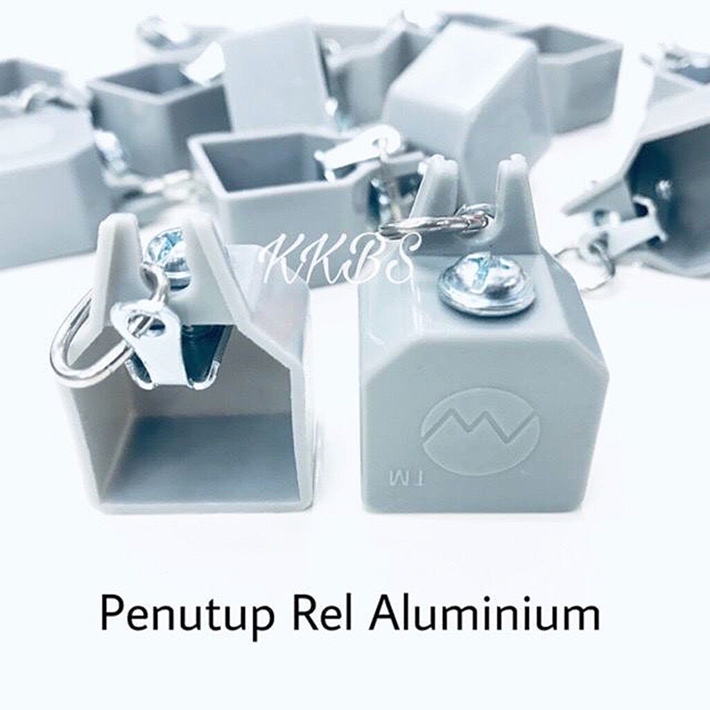 Rel Langsir Aluminium Traludy / Track Single Set Lengkap 