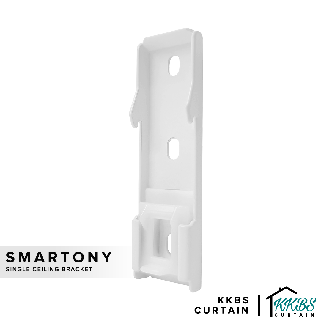 Smartony 电动窗帘轨道单吊顶支架
