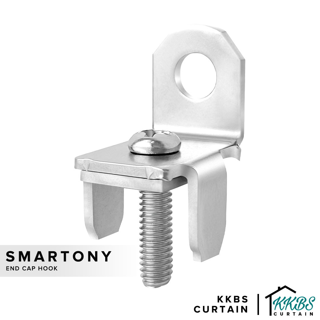 Smartony Motorized Wi-Fi Curtain Hook Track End Cap / Penutup Rel Langsir