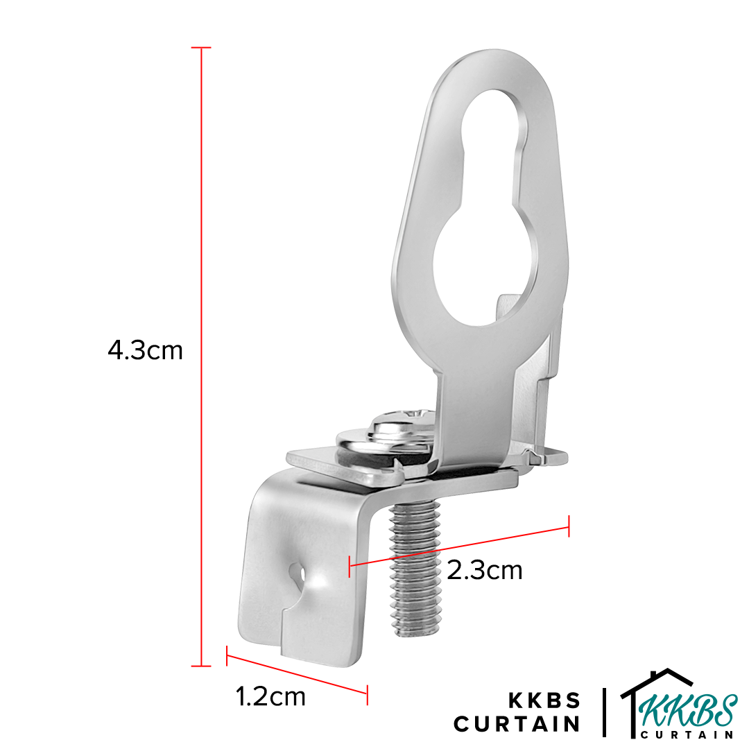 Smartony Motorized Wi-Fi Curtain S Fold Track End Cap / Penutup Rel Langsir