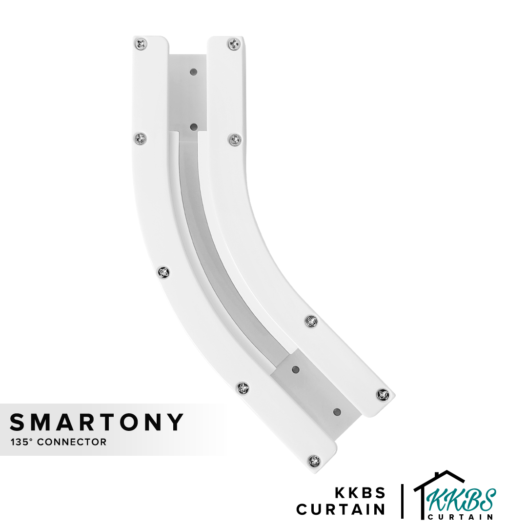 Track Tirai Wi-Fi Bermotor Smartony 135° Penyambung/ Penyambung