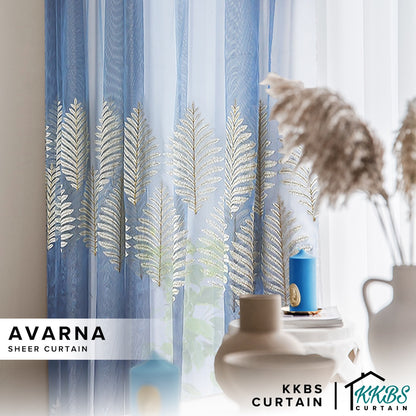 KKBS CURTAIN Avarna Langsir Sheer/Net Siap Jahit Cangkuk &amp; Ring (Avarna Sheer Tulle Day Curtain Ready Made)