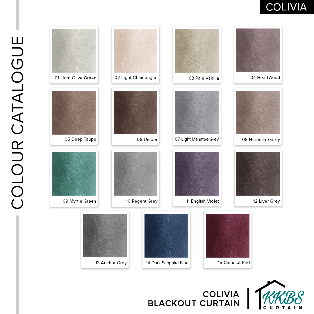 Colivia Langsir Blackout Tempahan