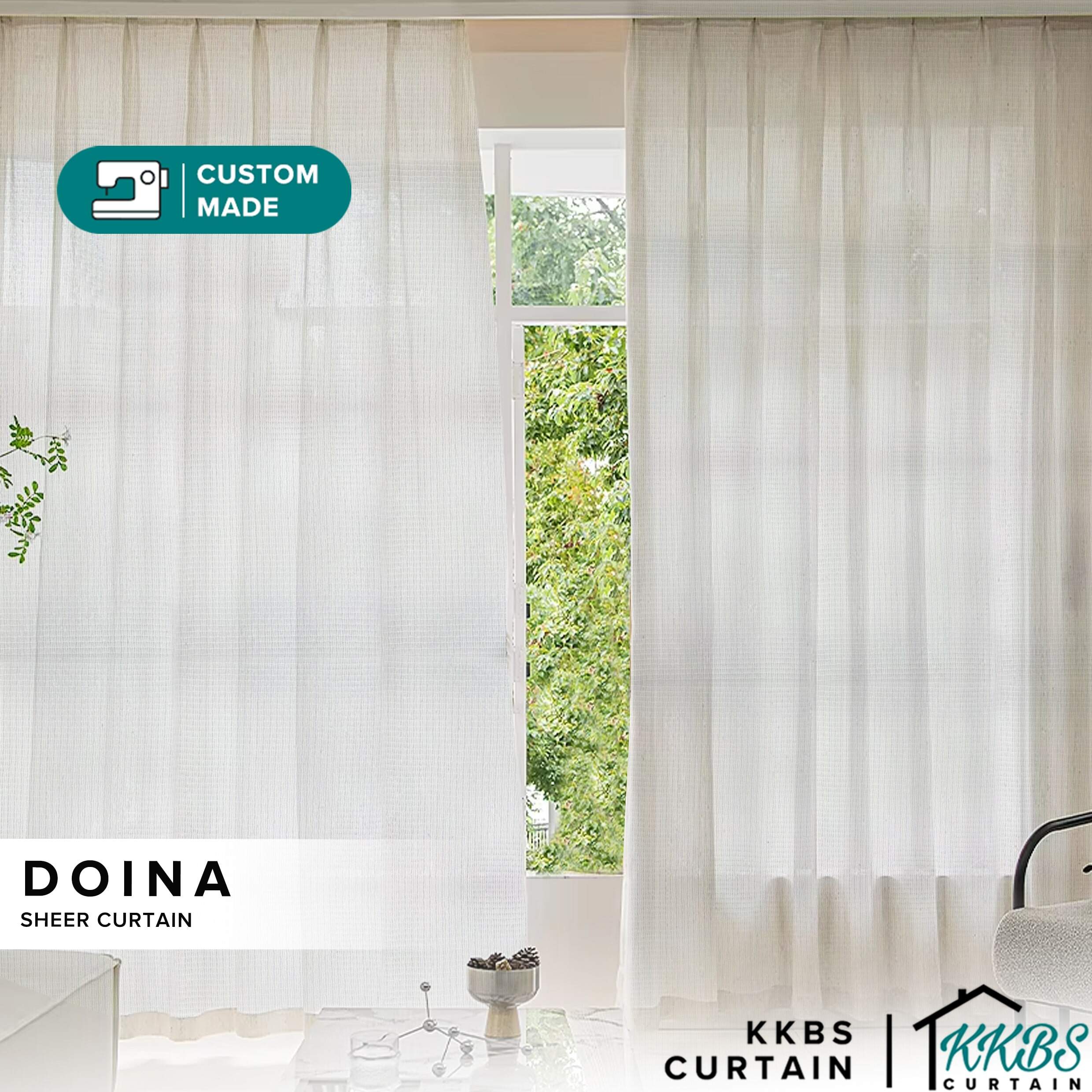 Doina Langsir Sheer Tempahan