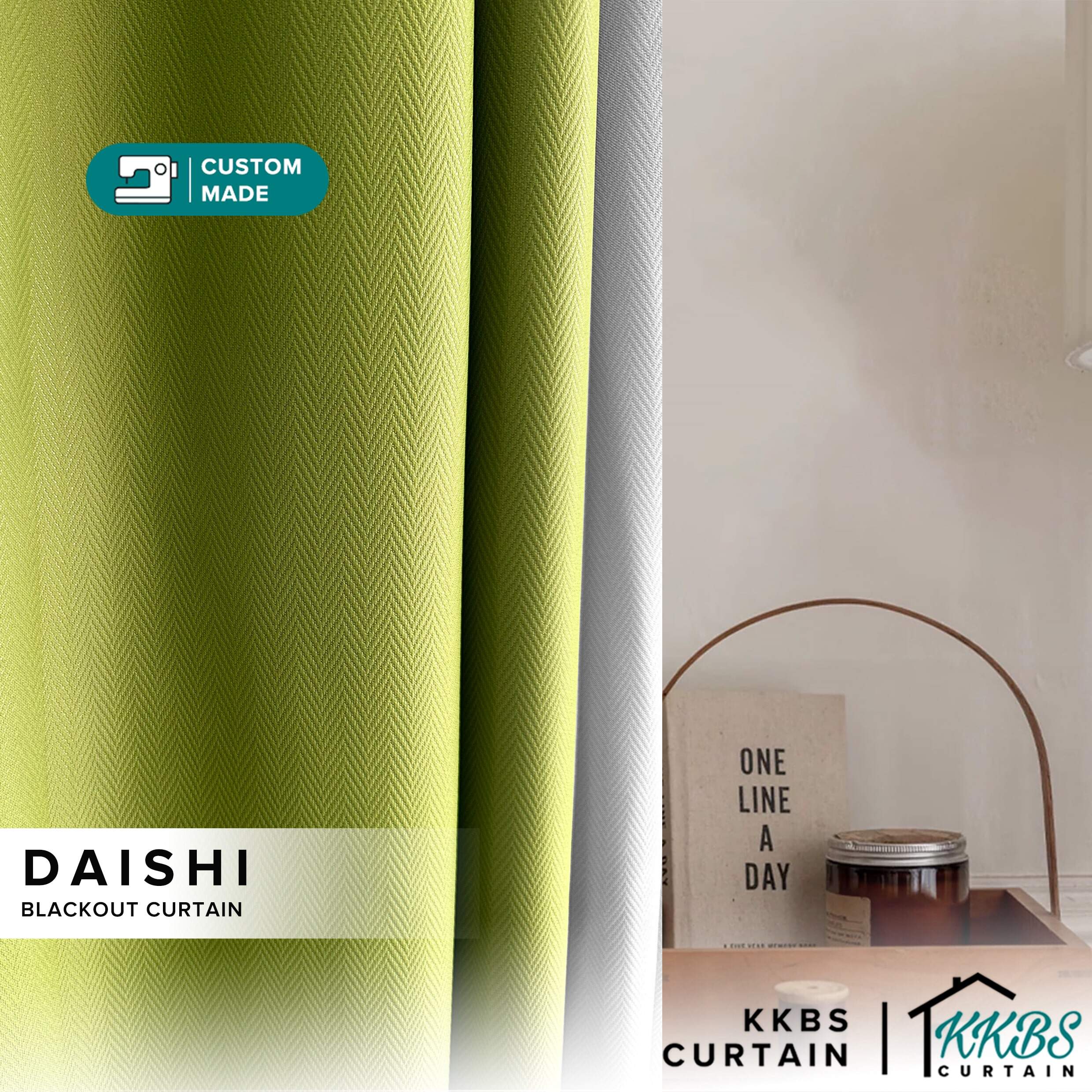 Daishi Langsir Blackout Tempahan