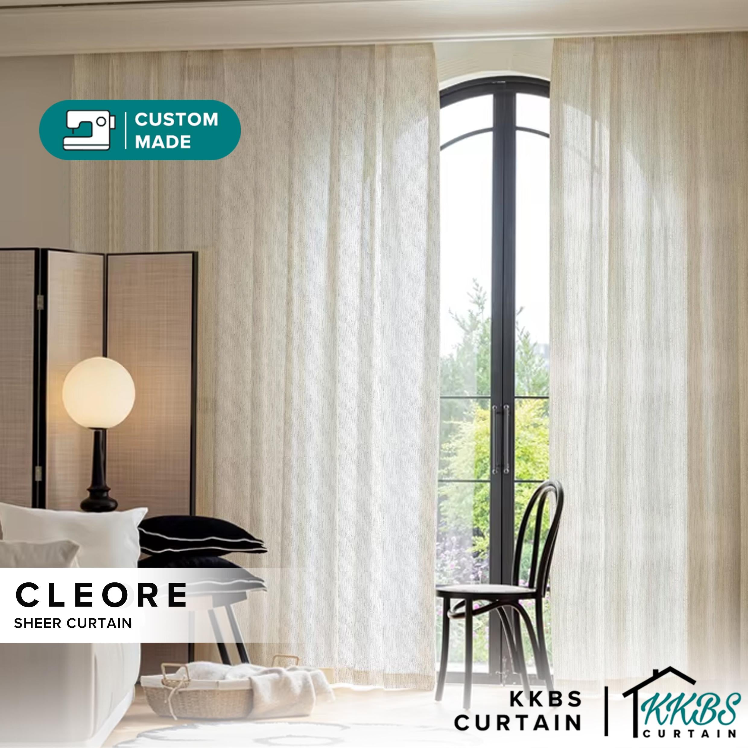 Cleore Langsir Sheer Tempahan