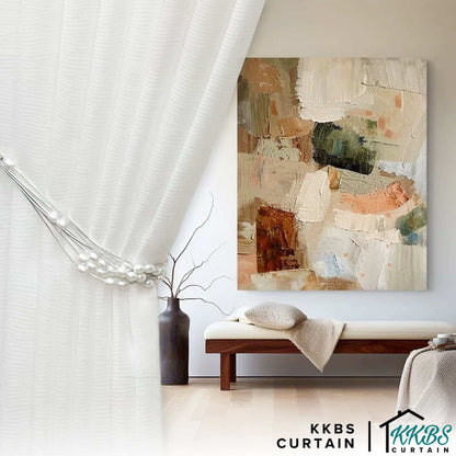 Dante Sheer Curtain Custom Made French Pleat / Eyelet / S Fold