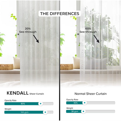 Kendall Sheer Curtain Custom Made