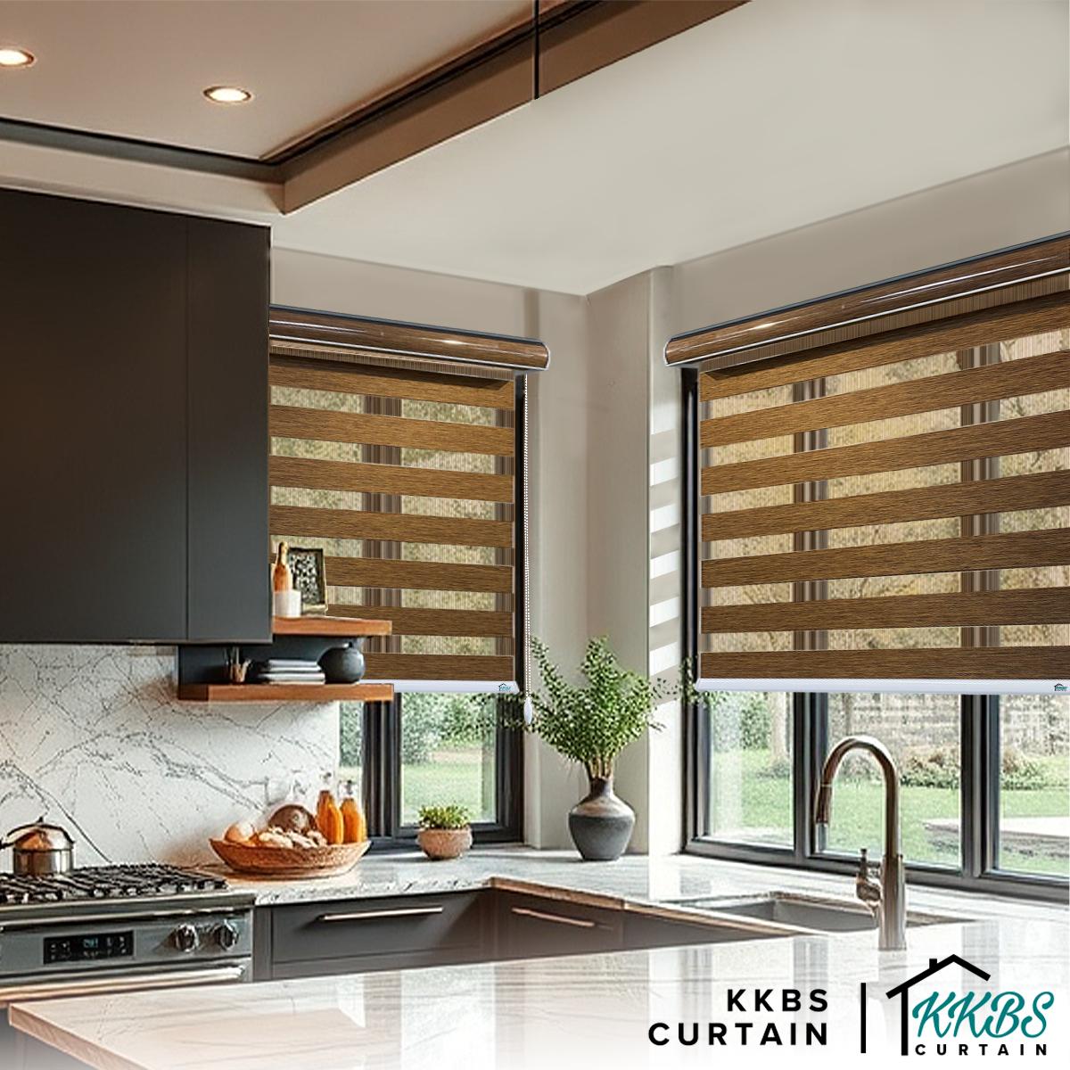 Ricardo Semi - Blackout Zebra Blinds Custom Made