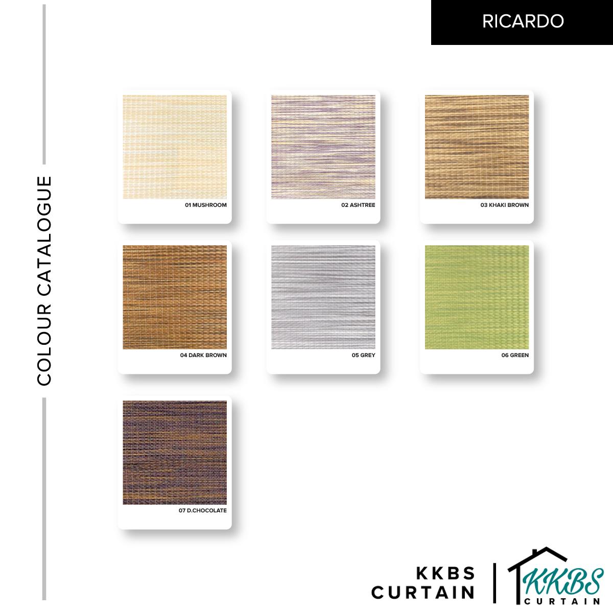 Ricardo Semi - Blackout Zebra Blinds Custom Made