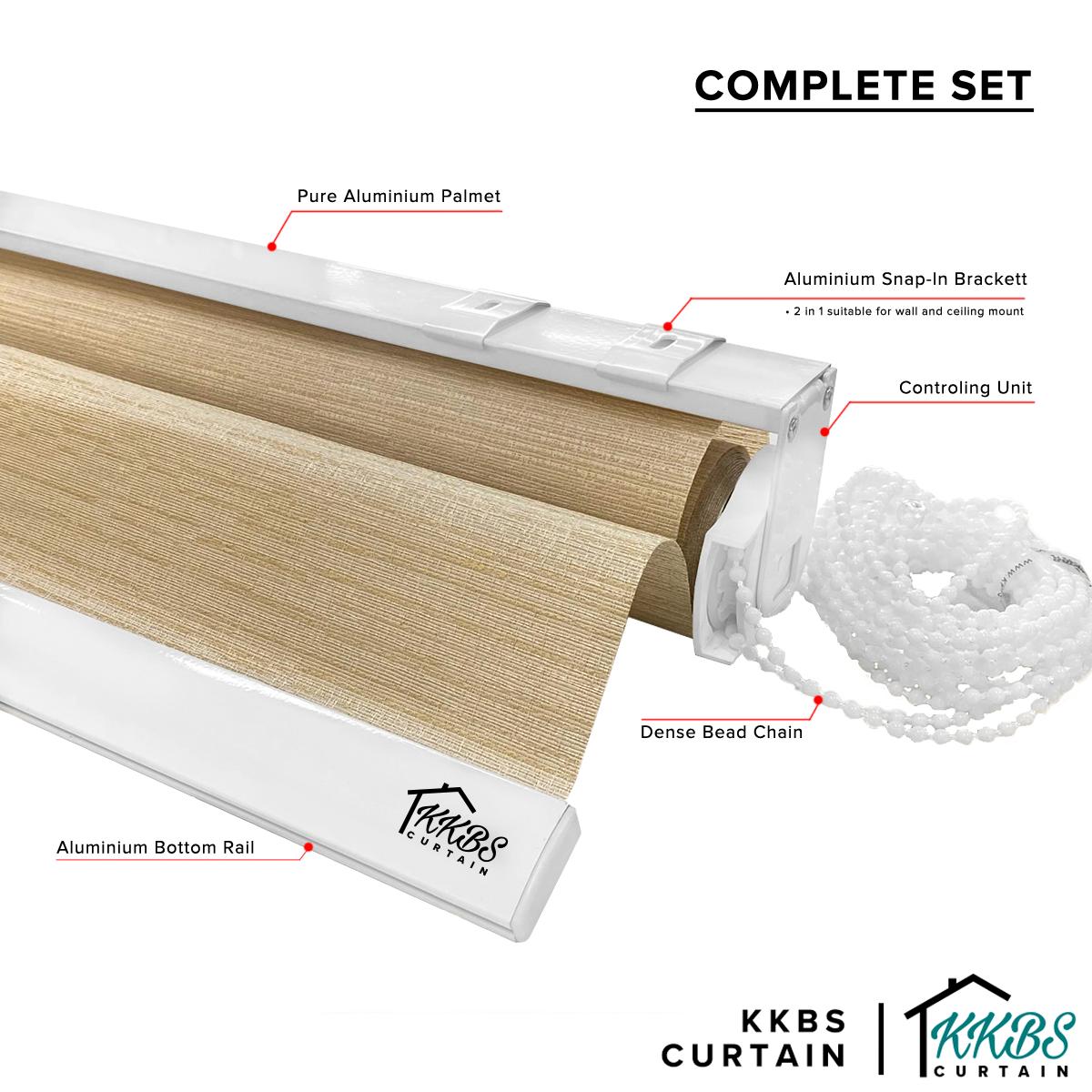 Aurelio Semi - Blackout Roller Blinds Custom Made