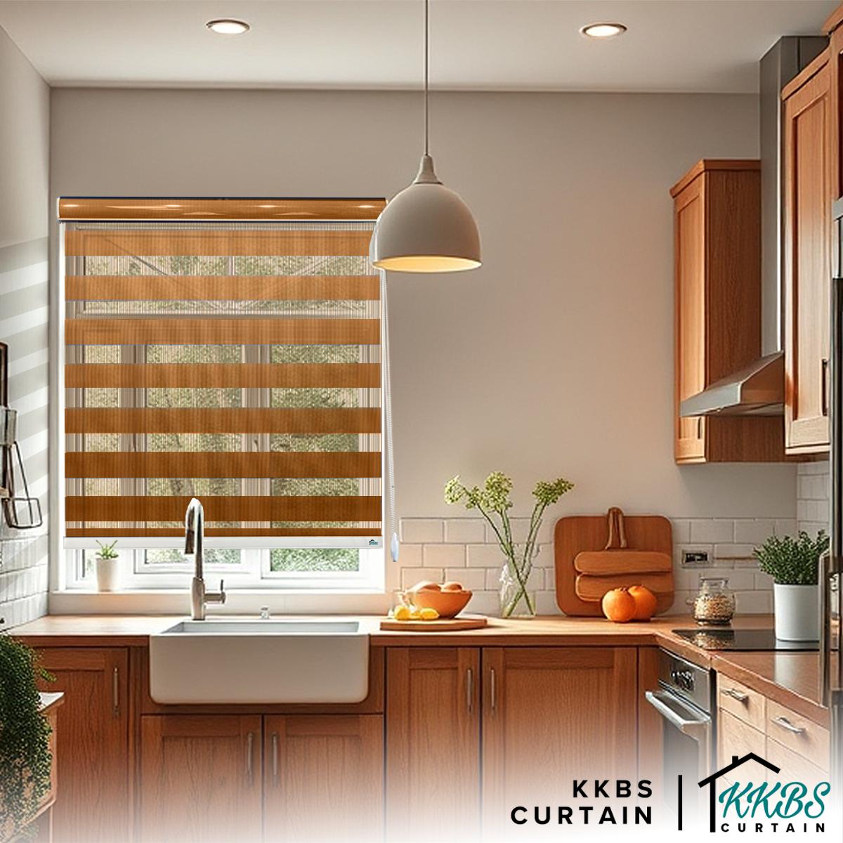 Maximo Semi - Blackout Zebra Blinds Custom Made