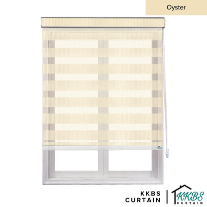 Maximo Semi - Blackout Zebra Blinds Custom Made