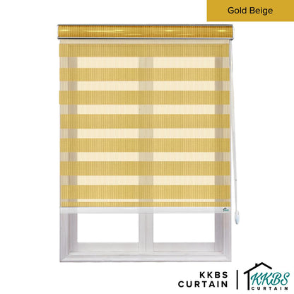 Maximo Semi - Blackout Zebra Blinds Custom Made