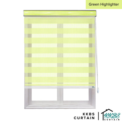 Maximo Semi - Blackout Zebra Blinds Custom Made