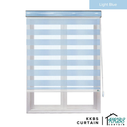 Maximo Semi - Blackout Zebra Blinds Custom Made