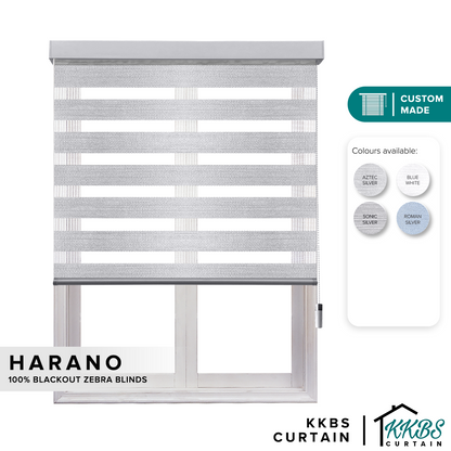 Harano 100% 遮光斑马帘定制