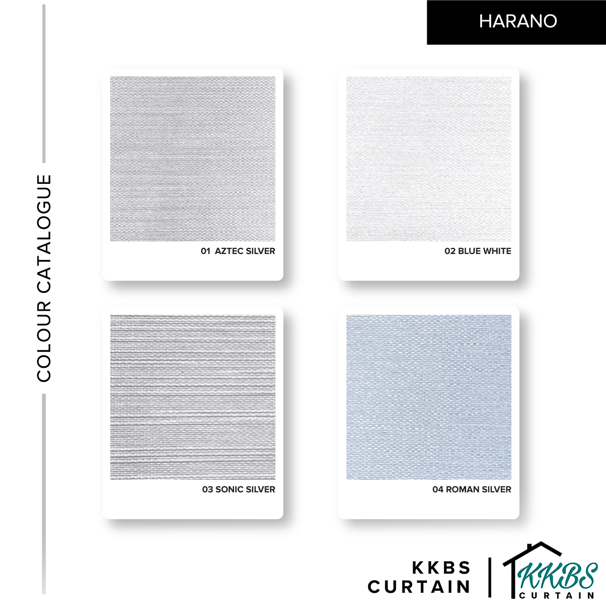 Harano 100% Blackout Zebra Blinds Dibuat Tersuai