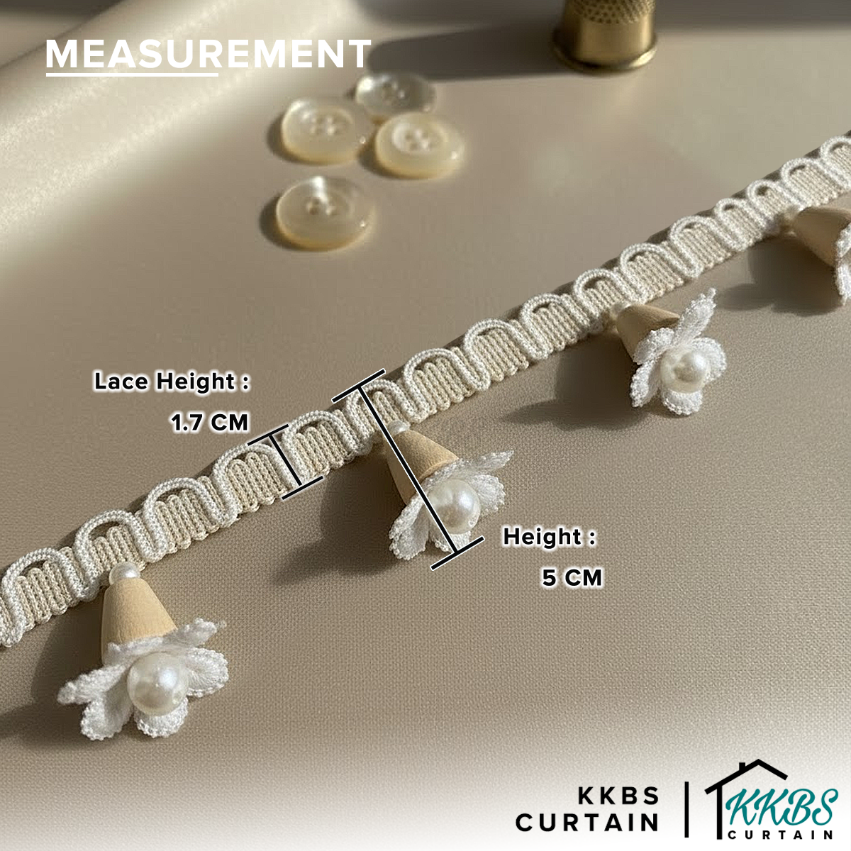 Alanys Curtain Laces Cut by Metre