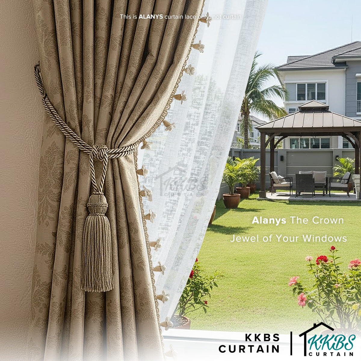 Alanys Curtain Laces Cut by Metre