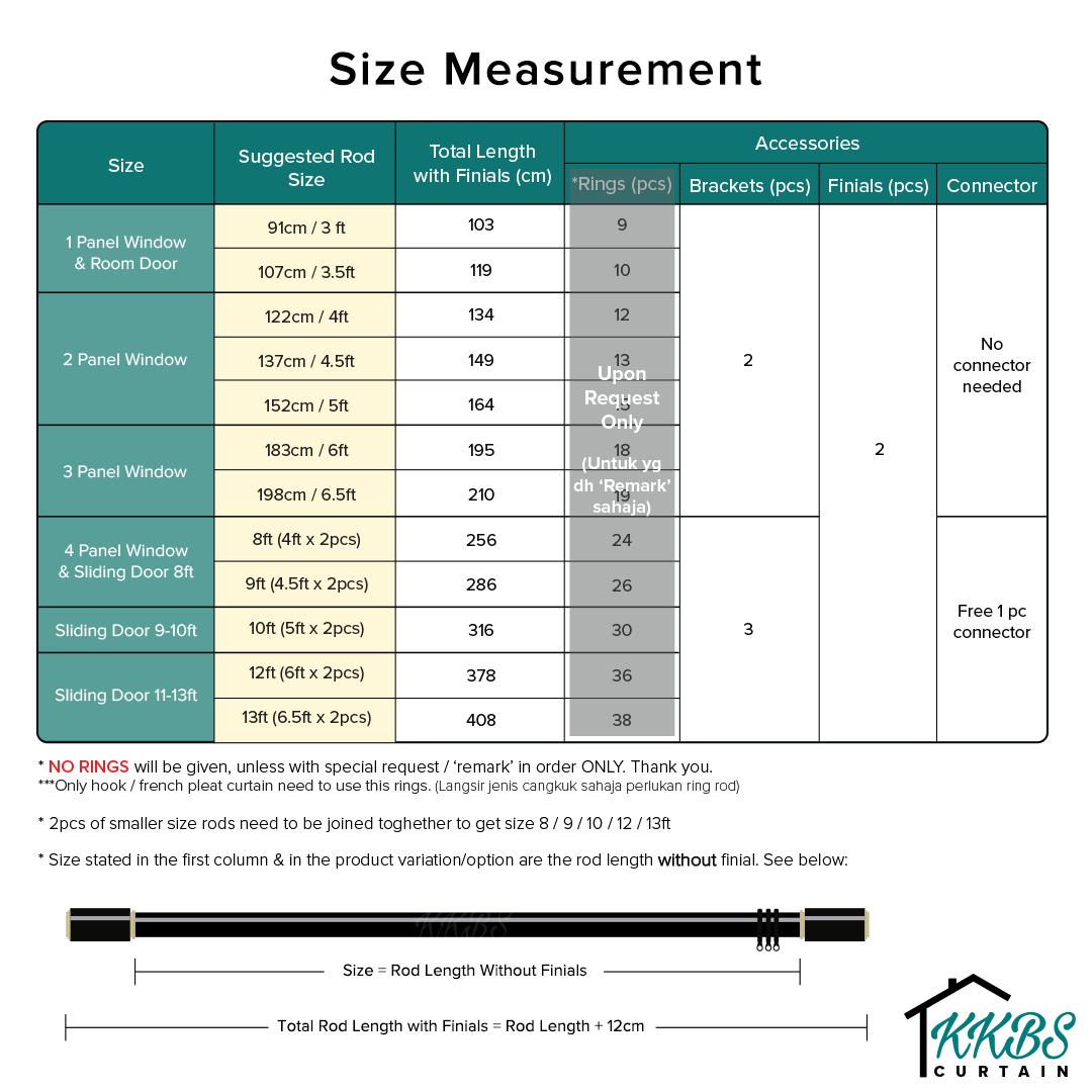 莫兰迪窗帘杆双人全套