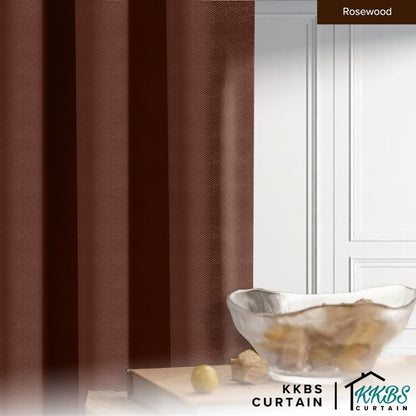 Melina 90-98% Blackout Curtain Ready Made Hook &amp; Eyelet - Extra Width