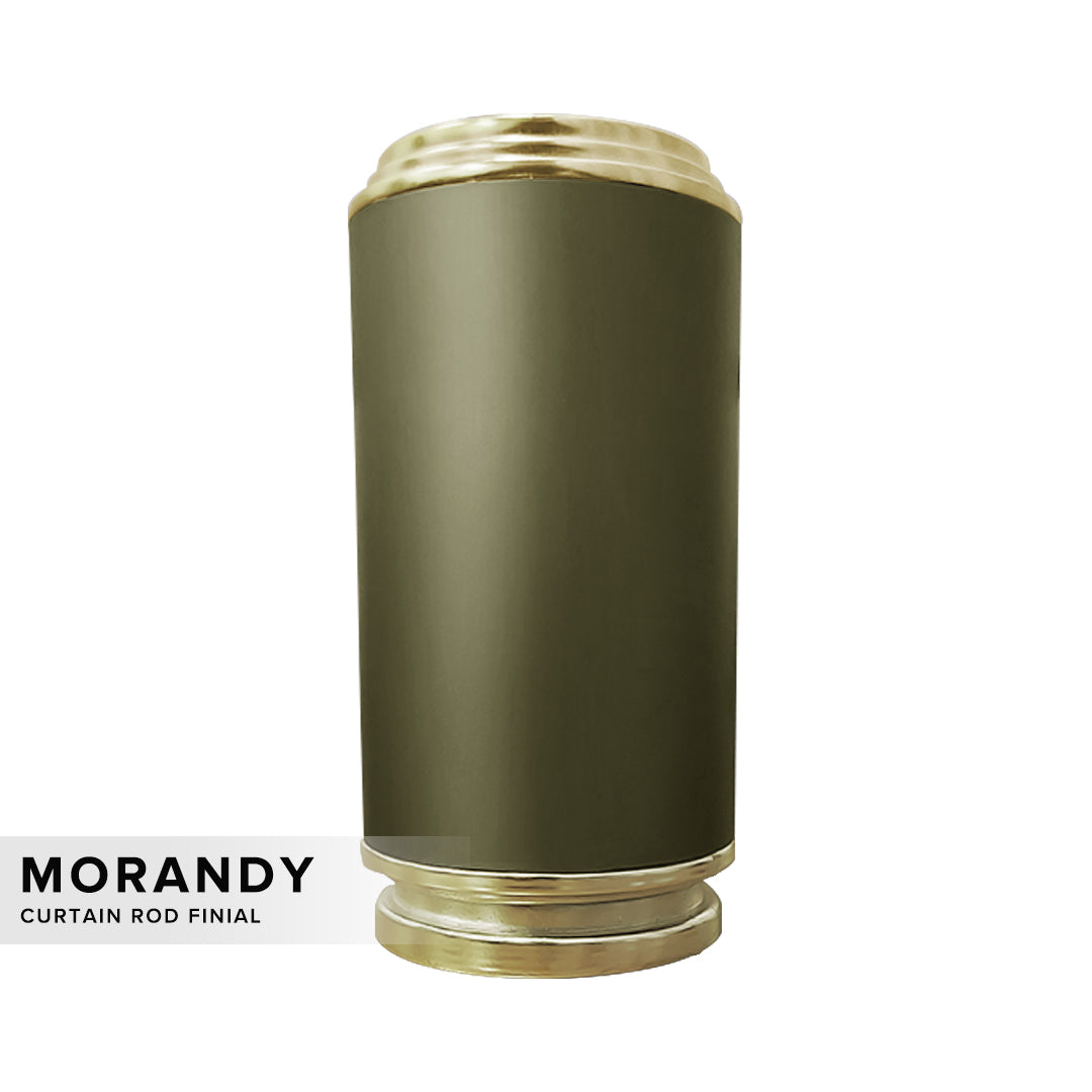 Morandy Curtain Rod End Cap Luxury Champagne Colour