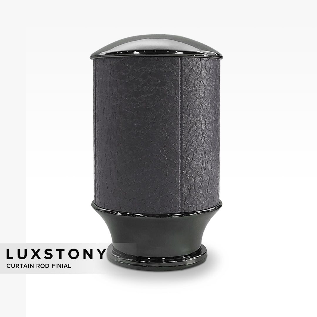 Penutup Hujung Batang Langsir Luxstony Space Grey