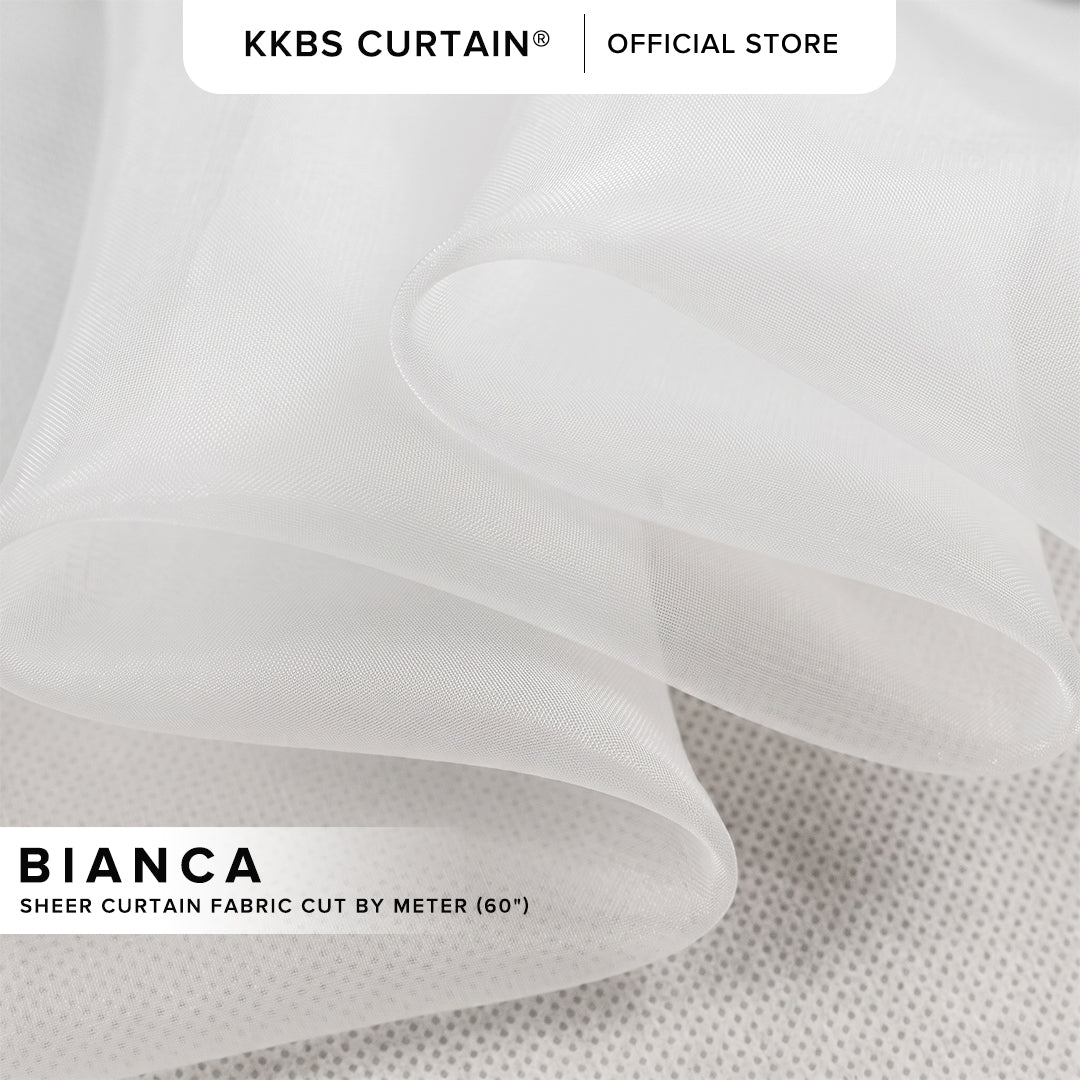Bianca 透明面料 60 英寸按米裁剪
