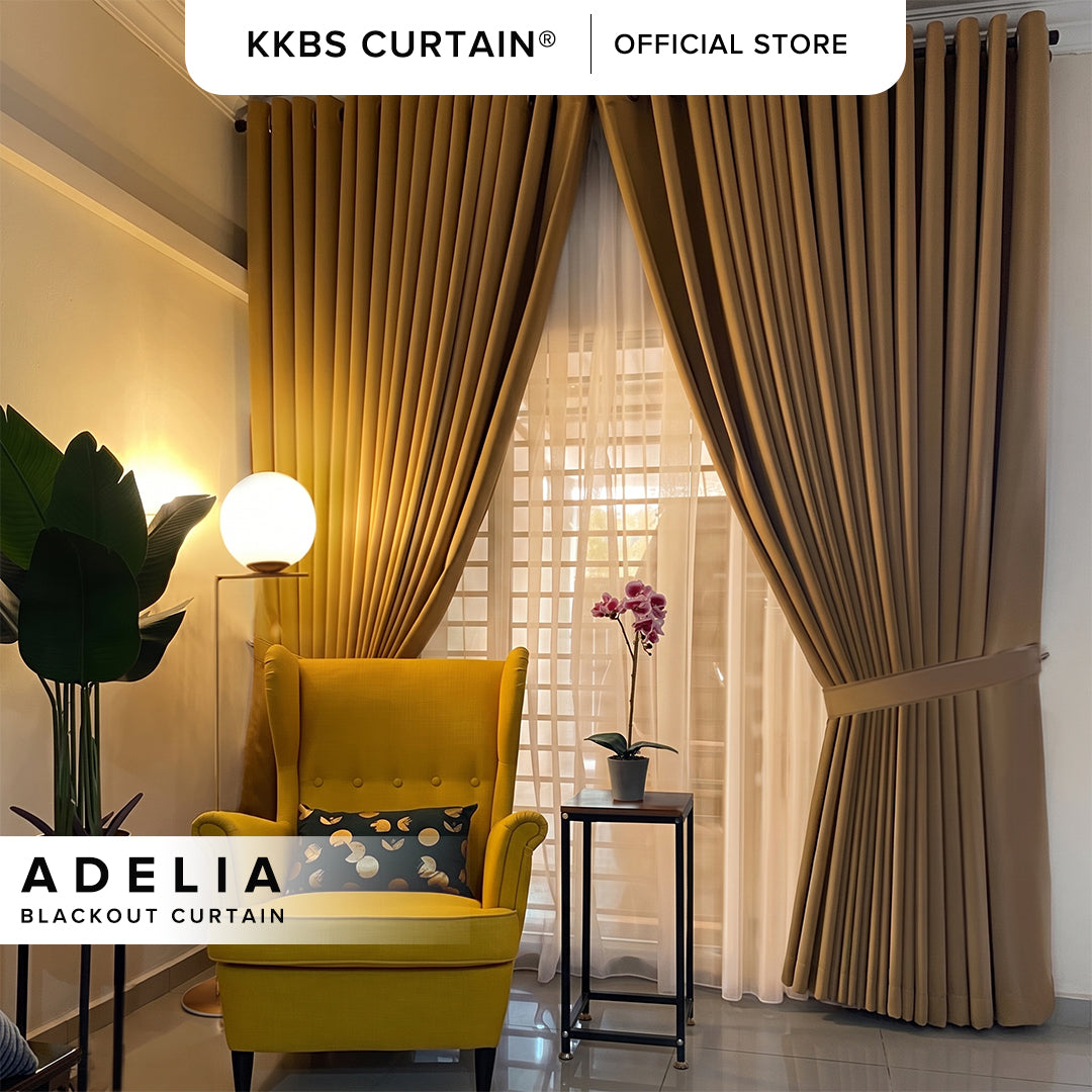 Adelia Semi Blackout Curtain Custom Made
