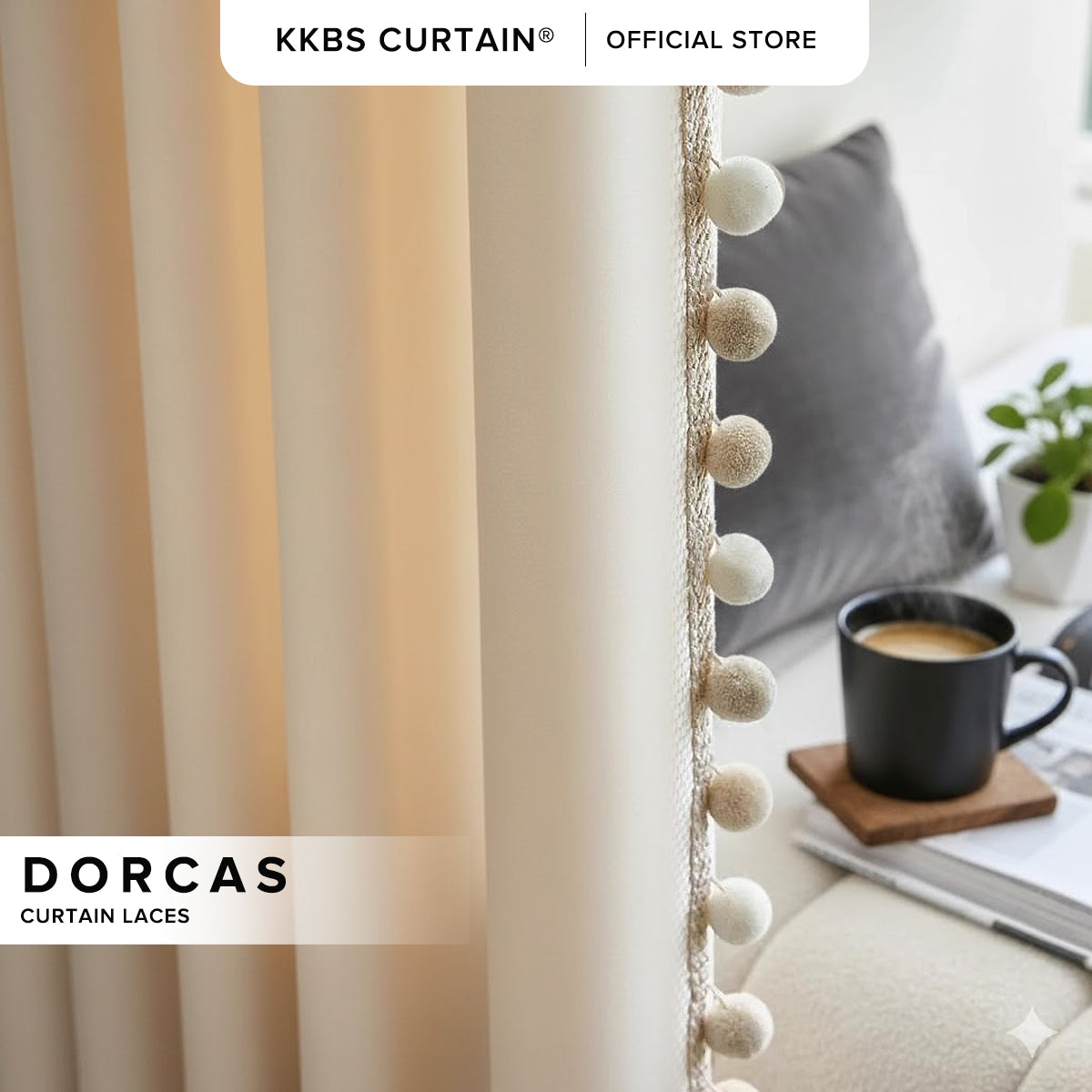 Dorcas Curtain Laces Cut by Metre