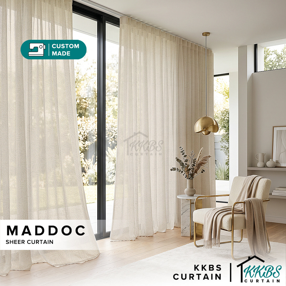 Kappler Sheer Curtain Custom Made