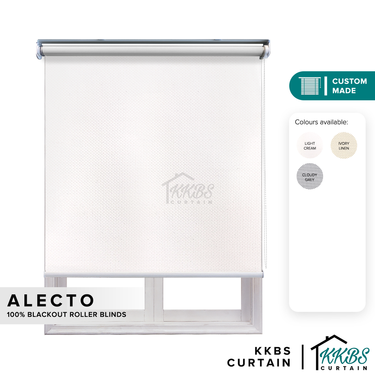 Alecto 100% 遮光卷帘 定制款