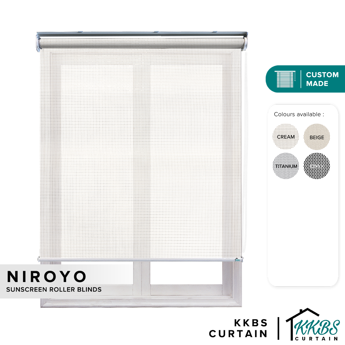 Niroyo 定制防晒卷帘