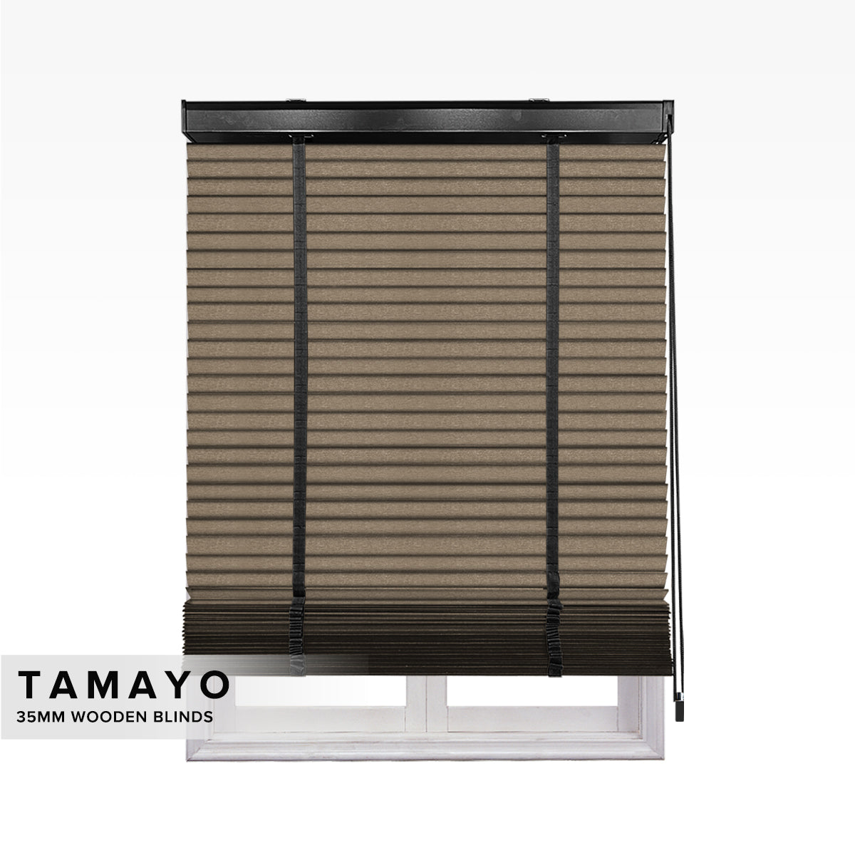 Tamayo 35mm Timber Blinds / Wooden Blinds Custom Made