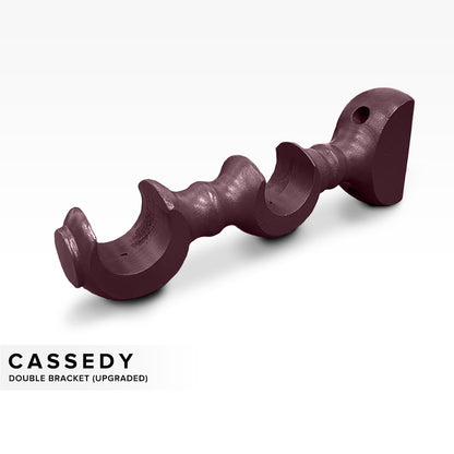 Cassedy Bracket Double Warna Merlot Gelap