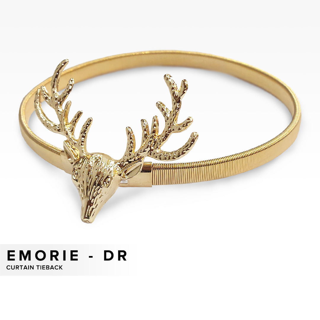 Emorie Deer Design Curtain Tieback
