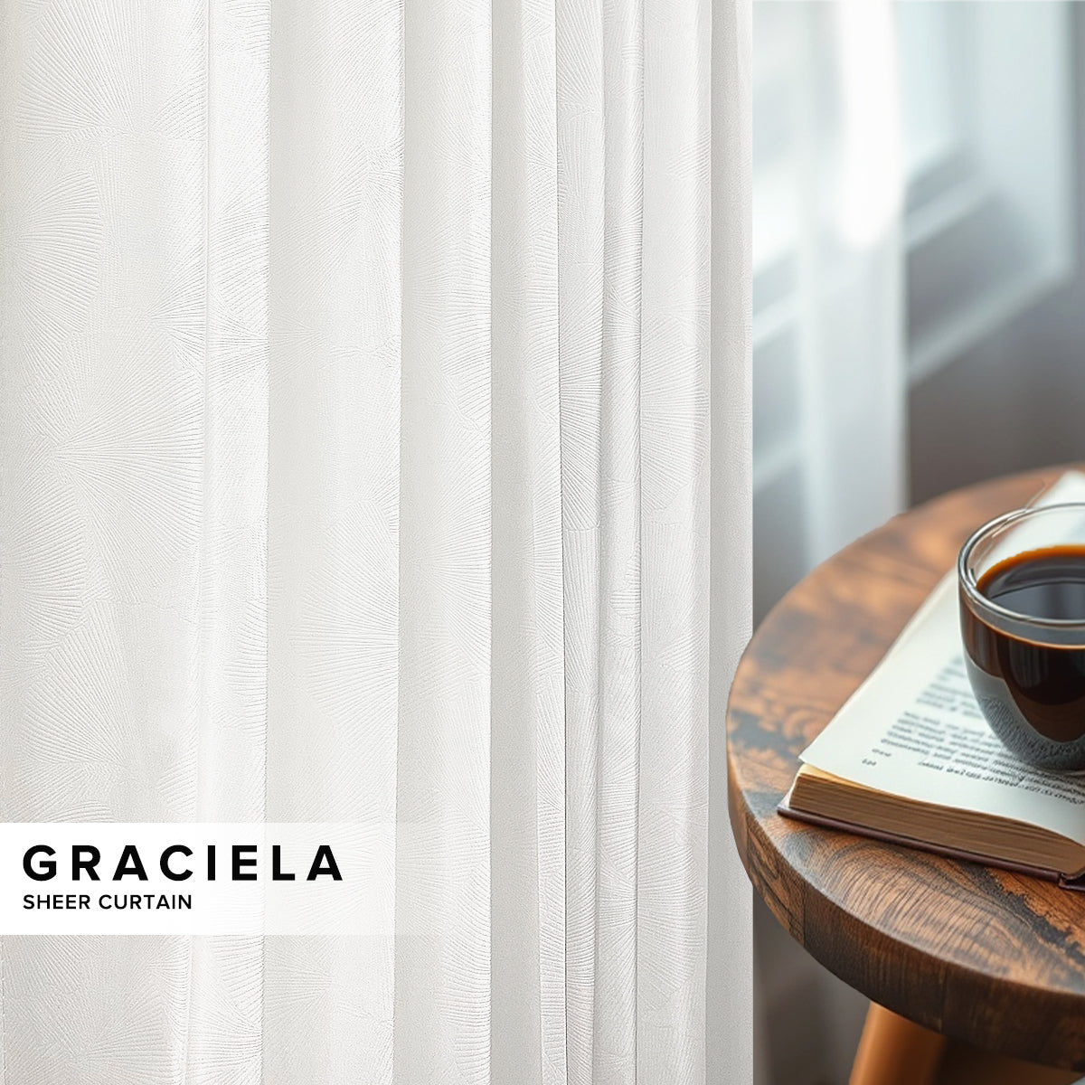 Graciela 隐私纱帘成品