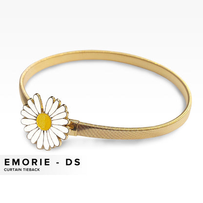 Emorie Daisy Flower Design Curtain Tieback