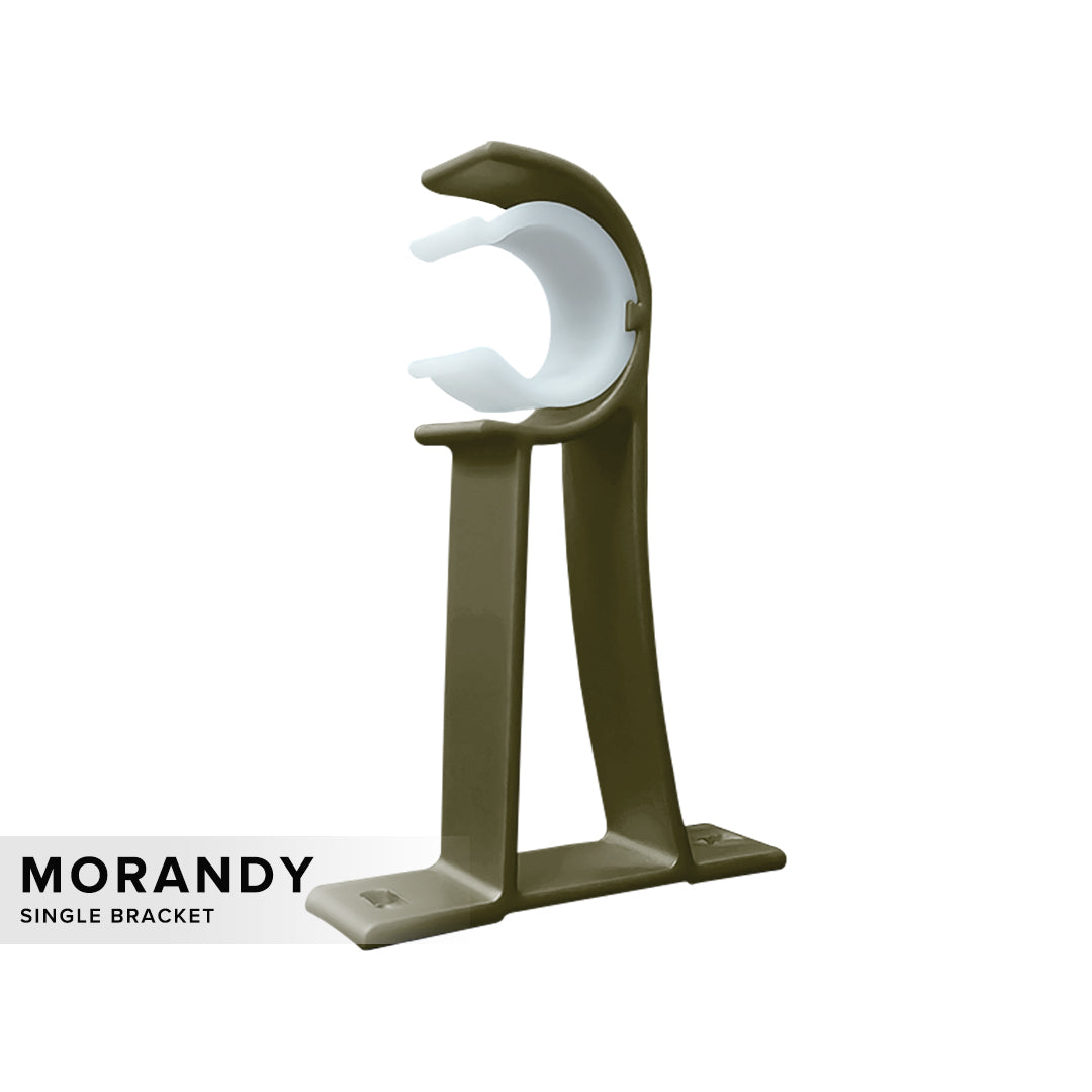 Morandy Curtain Rod Single Bracket Luxury Champagne Colour