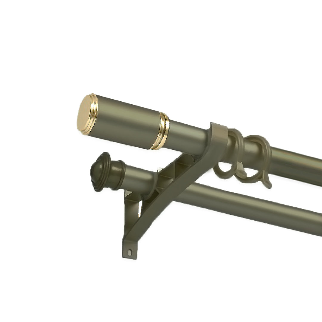 Morandy Curtain Rod Double Bracket - Luxury Champagne