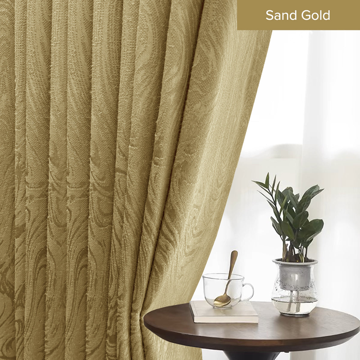 Neluna Langsir Semi Blackout Lebar Standard