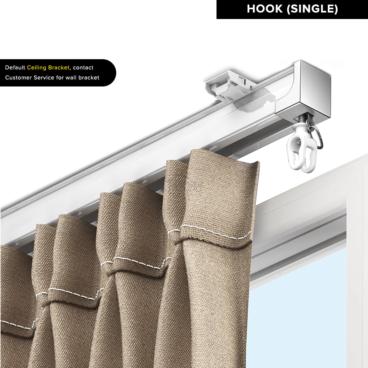 Audery Bendable Curve Curtain Track