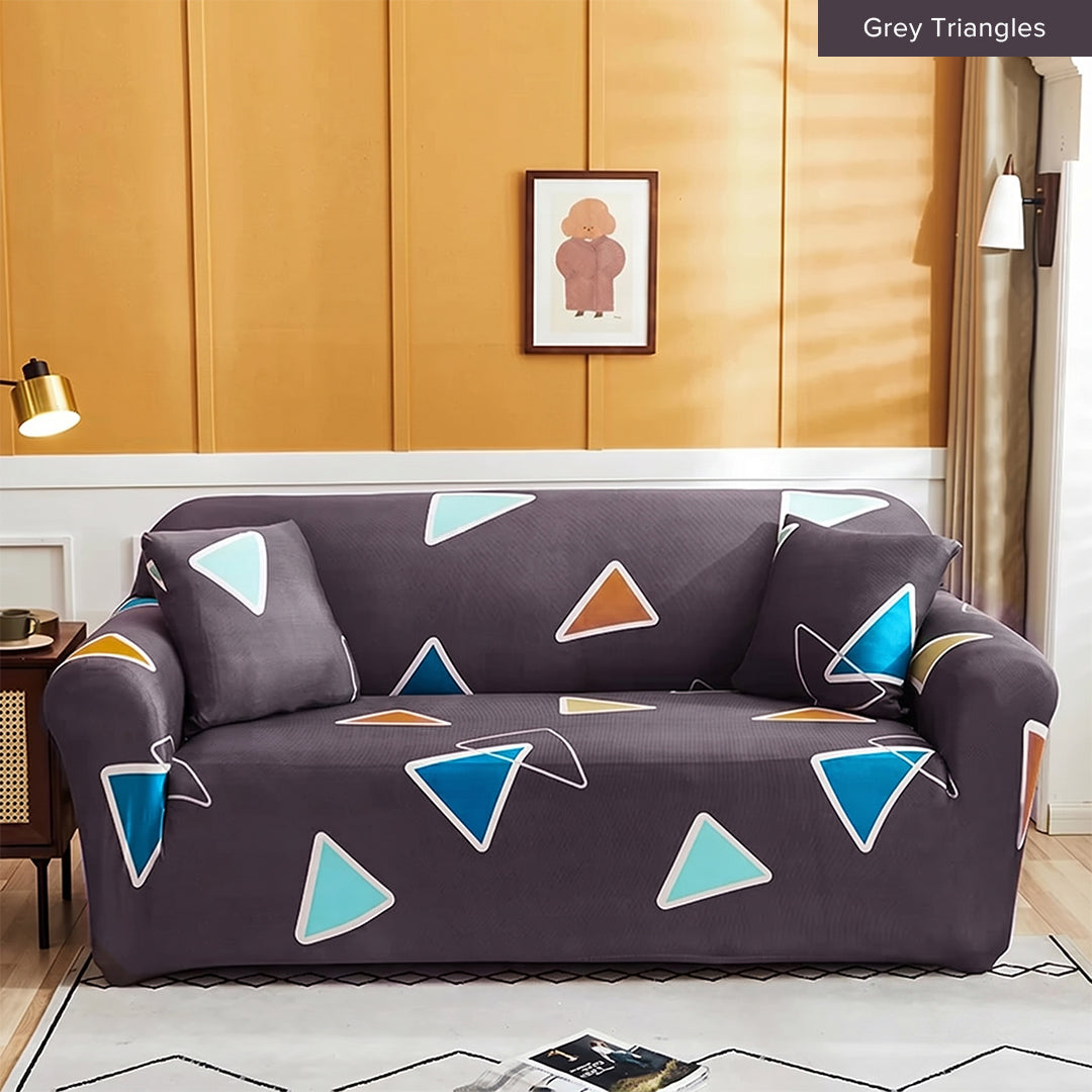 Anti Skid Scratch Protector Milk Fiber Elastic Cushion Sofa Cover Page 1