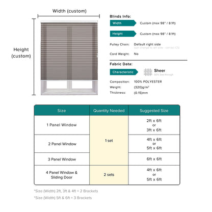 Juliano 26mm Sheer Honeycomb Blinds Custom Made