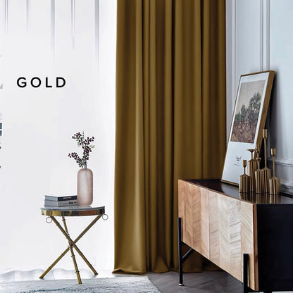 [BUY 1 FREE 1] Luxeria 90% Blackout Curtain Ready Made