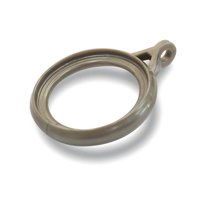 Luxstony Curtain Rod Ring Khaki Brown