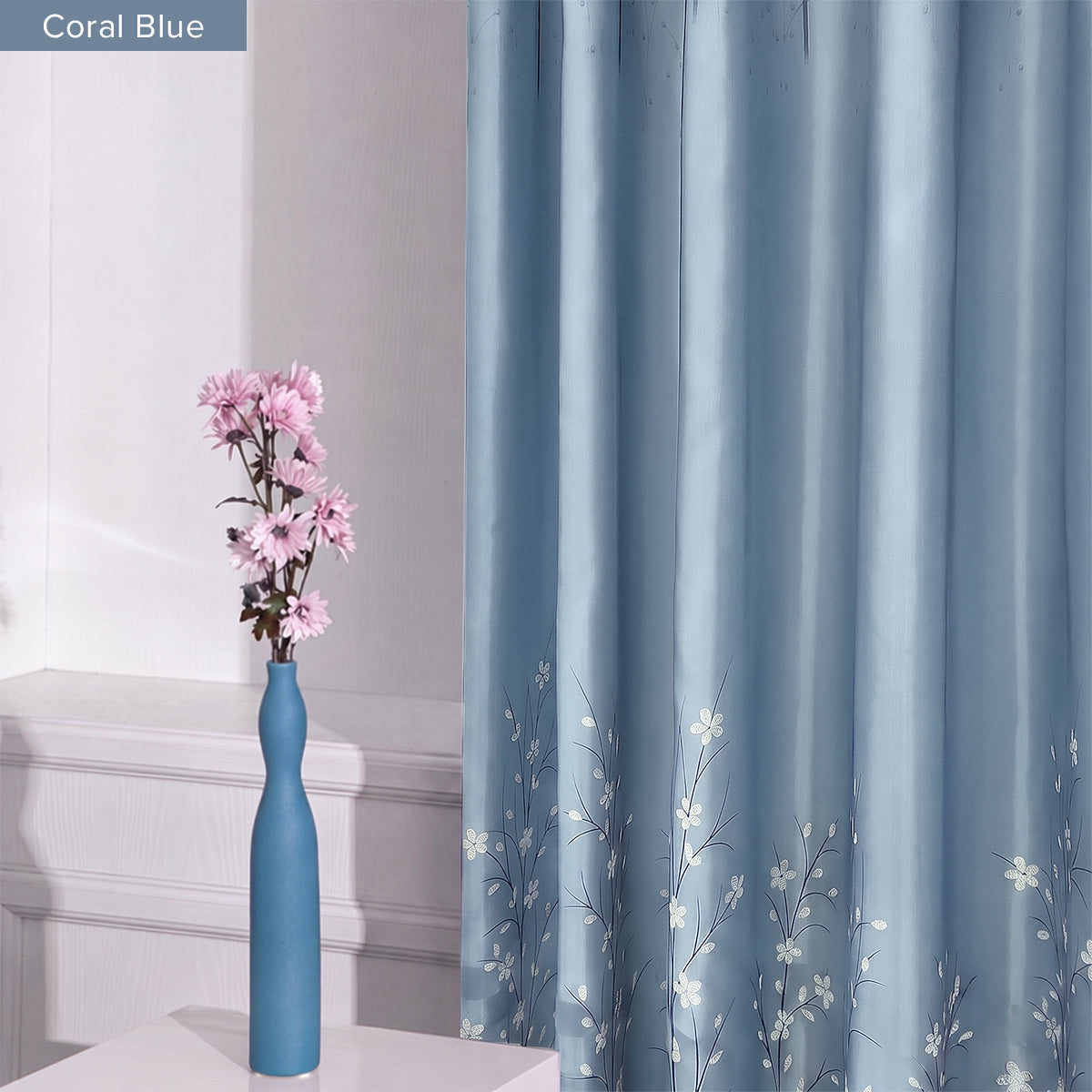 [BUY 1 FREE 1]  Lavinia Semi Blackout Curtain Ready Made
