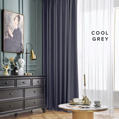 [BUY 1 FREE 1] Luxeria 90% Blackout Curtain Ready Made
